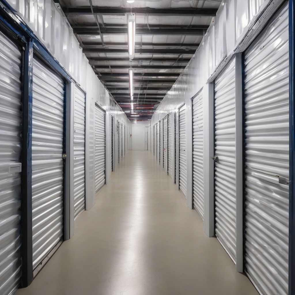 Climate-controlled storage unit